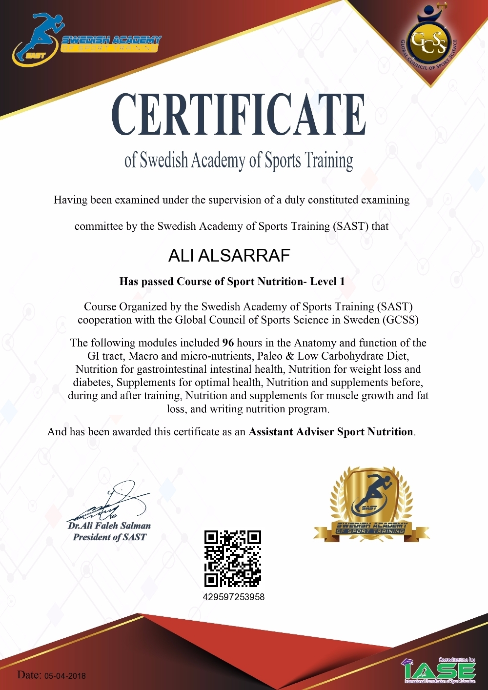 Ali Alsarraf